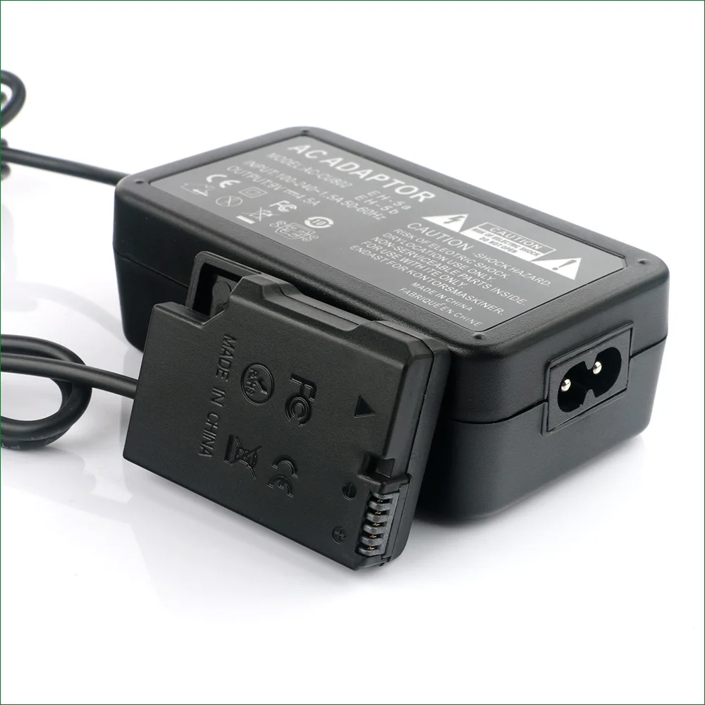 EH-5 + EP-5A DC Coupler EN-EL14 Dummy Battery AC Power Adapter For Nikon D3100 D3200 COOLPIX P7000 P7100 P7700 P7800