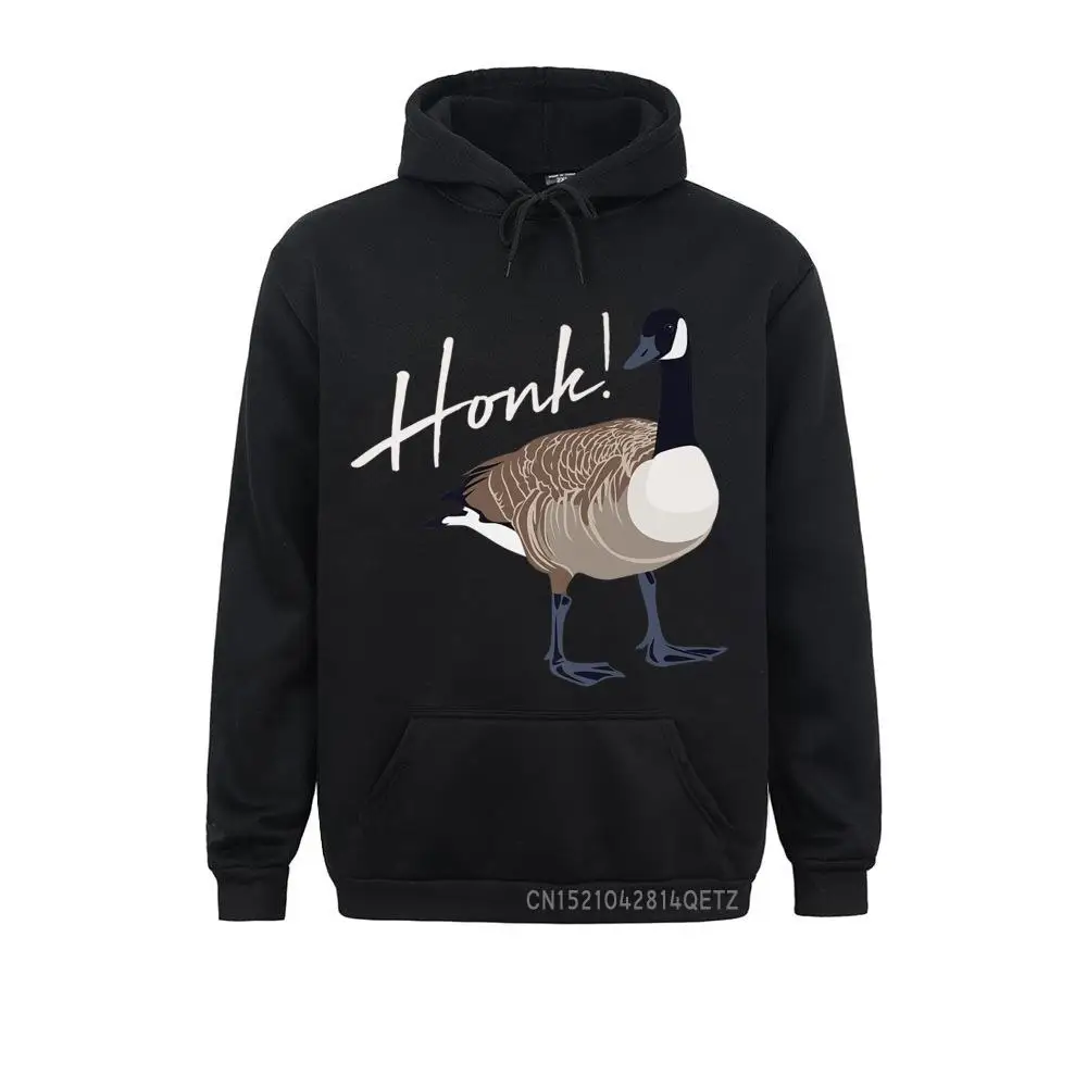 Canadian Goose Top Honk Funny Cute Bird Hunter Gift Men Long Sleeve Hoodies Printed Fall Spring Sweatshirts Latest Hoods