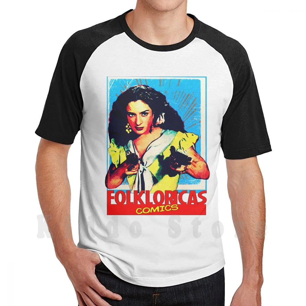 Lola Flores Folkloricas Comics Vintage T Shirt Print For Men Cotton New Cool Tee Lola Flores Folkloric Couplet Queens Of The