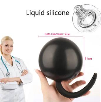 Built-In Steel Ball Inflatable Big Anal Plug Expandable Dog Tail Plug Dildo Pump Anal Masturbation Expander Couple Sex Shop