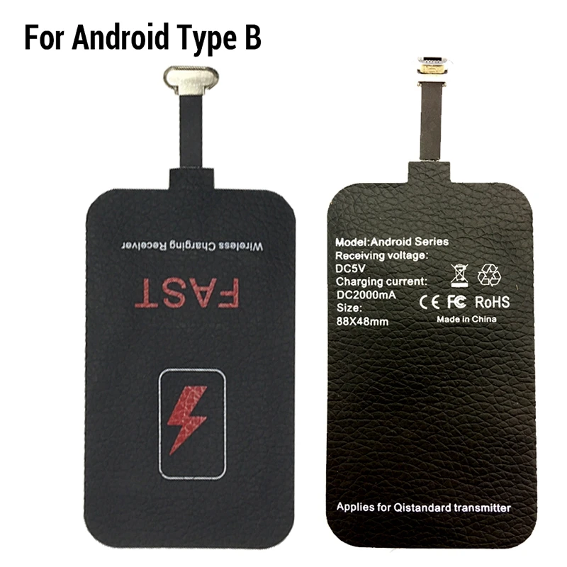 10W Wireless Receiverเหมาะสำหรับโทรศัพท์มือถือประเภทCเครื่องรับสัญญาณ2A Fast Charge Receiver