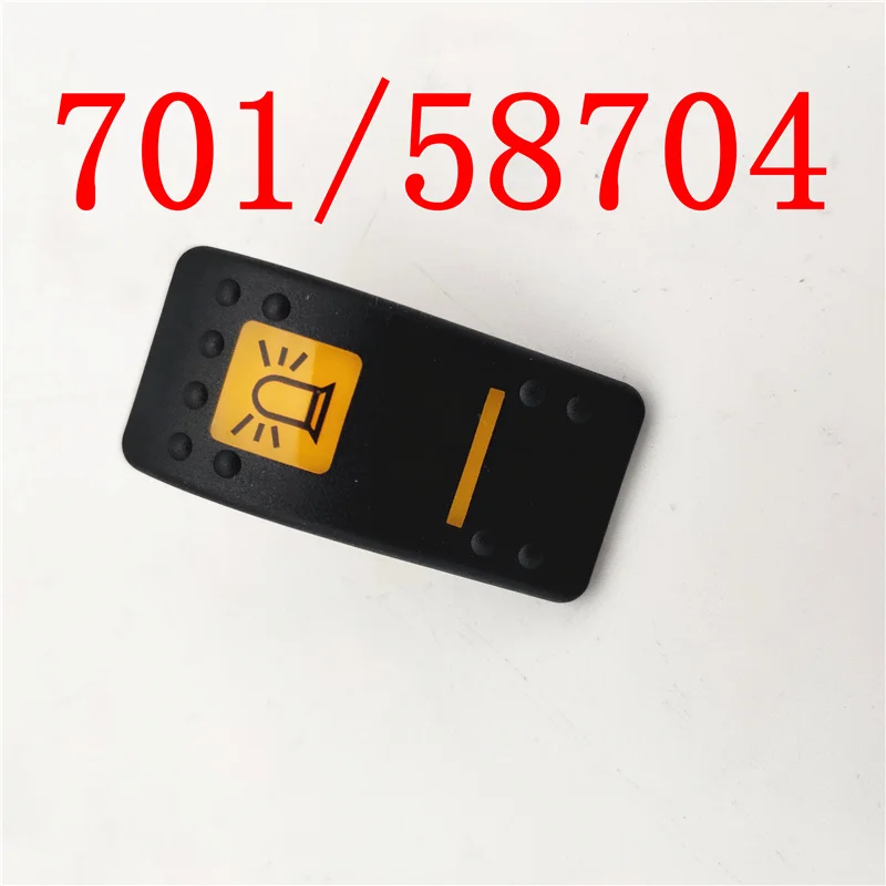 6pcs for JCB Backhoe Loader 3CX 4CX Actuator Beacon Switch Decal oe 701/58704