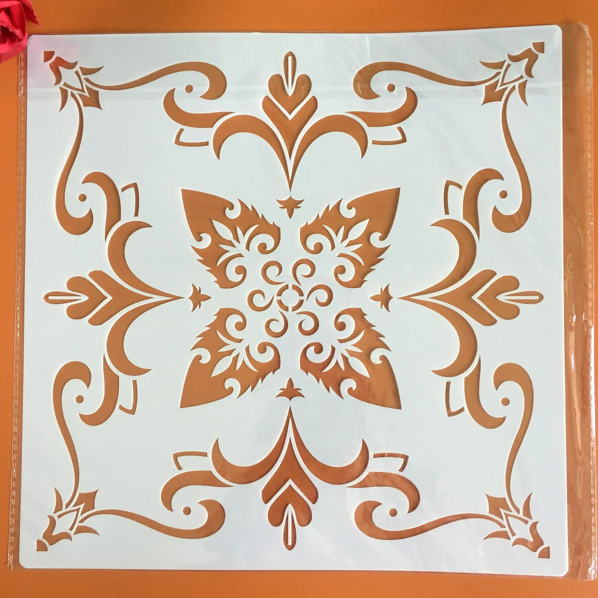 30 * 30cm Mandala Geometry DIY Layering Stencils Wall Painting Scrapbook Coloring Embossing Album Decorative Template for walls