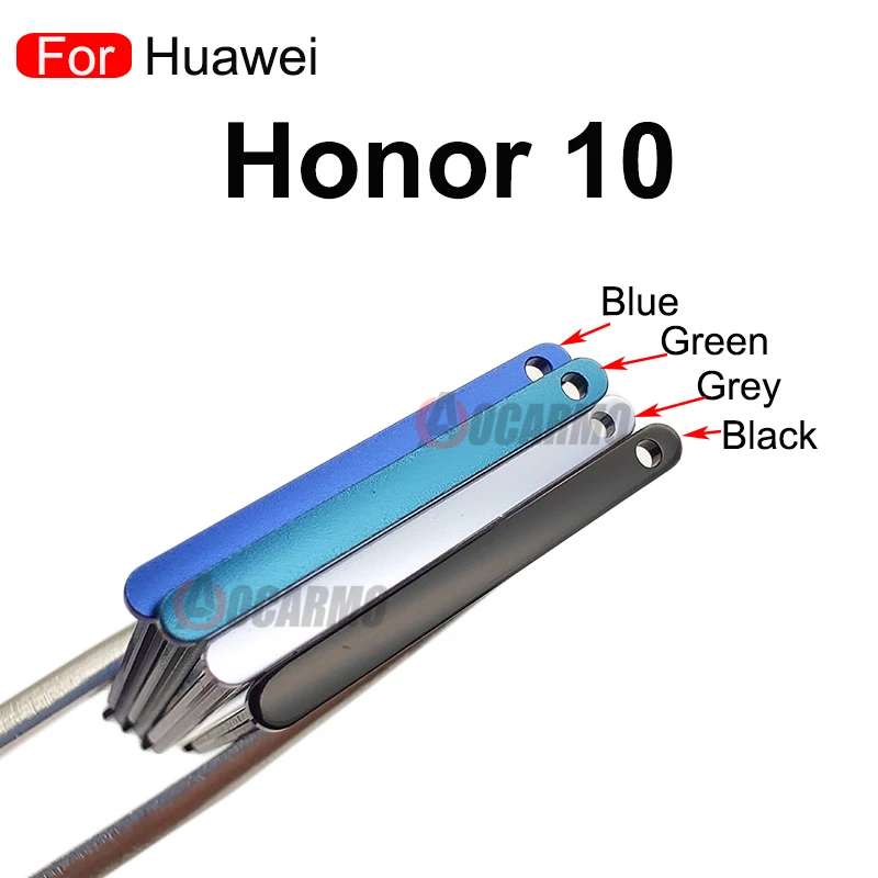 Sim Tray Holder For Huawei Honor 10 Lite SIM Card Tray Slot Holder Adapter Socket For Huawei Honor 9 / 9 Lite Replacement Part