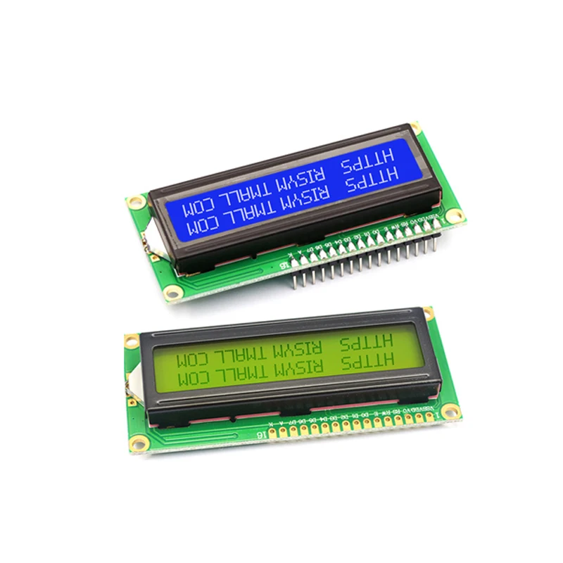 LCD1602 1602 LCD Module Blue / Yellow Green Screen 16x2 Character LCD Display PCF8574T PCF8574 IIC I2C Interface 5V for Arduino