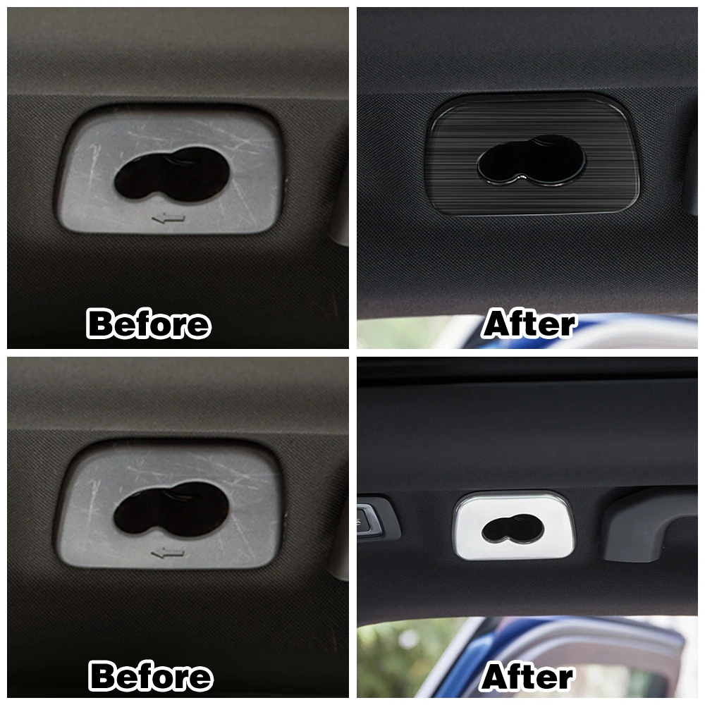 For Volvo XC40 2017-2025 XC60 XC90 V90 V60 Roof Hook Frame Cover Trim Stainless Steel Auto Accessories Decoration Sticker