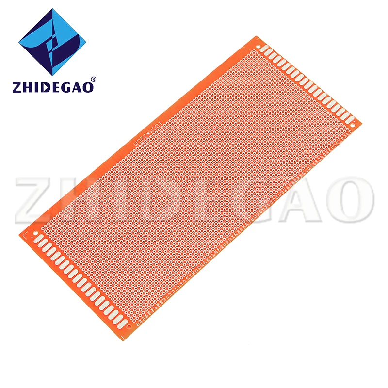 ZHIDEGAO 10x22cm DIY Single Side  Prototype Paper PCB Universal  Experimental Bakelite Copper Plate Circuirt Board Yellow