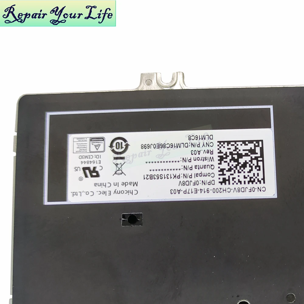 FJD8V Swedish Spanish Latin Backlit keyboard for Dell Latitude 7380 7389 7390 7280 7290 5280 5290 CN-0FJD8V 030FVP 0F0DFG New