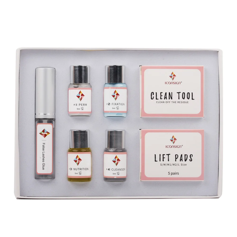 Newcome-kit profissional levantamento cílios, levantamento kit com cola