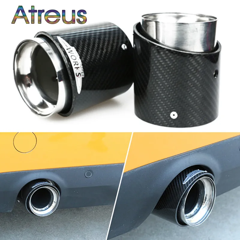 Carbon Exhaust Muffler Tip for MINI Cooper jcw F56 F54 F55 R55 R56 R57 R58 R59 R60 R61 F57 F60 CLUBMAN COUNTRYMAN PACEMAN COUPE