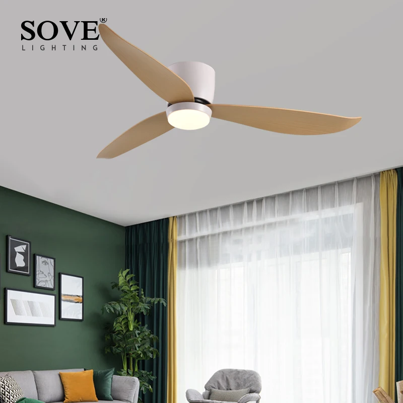 sove modern led ventiladores de teto com controle remoto luz decorativa lampada para bedroomhome 220v 01