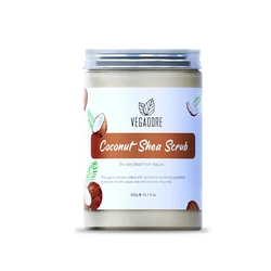 300ml Coconut Body Scrub Cream for Scrubber Exfoliating Scrub to Stay Body Wash Cleansing Whitening Cream & Shrink Pores.