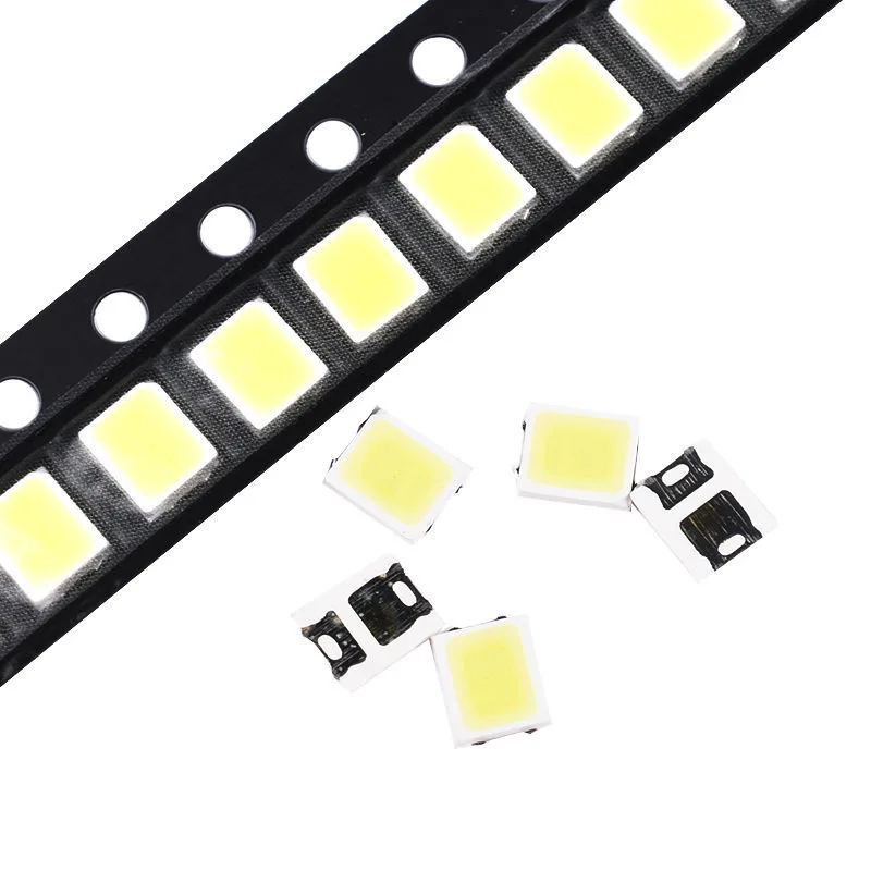 55PCS SMD LED 2835 chip 0.5W 1W 3V 6V 9V 18V 36V 140LM 4000K perline bianche luce bianca calda montaggio superficiale PCB lampada a diodi emettitori