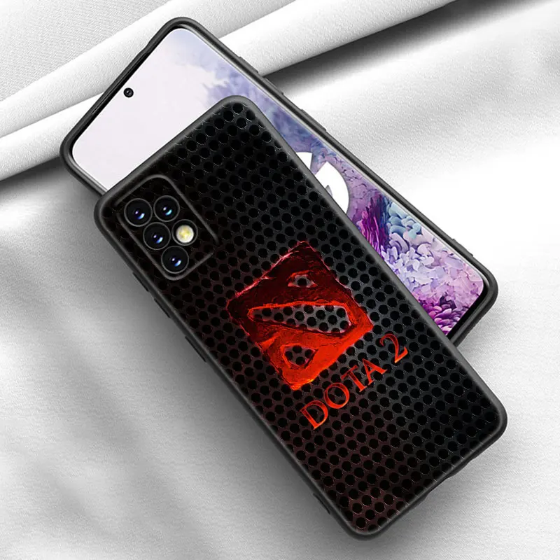 Game Dota 2 Phone Case For Samsung Galaxy A12 A22 A21S A02S A31 A32 A50 A51 A70 A71 A72 A11 A10S A20S A30S A52 S 5G Black Cover