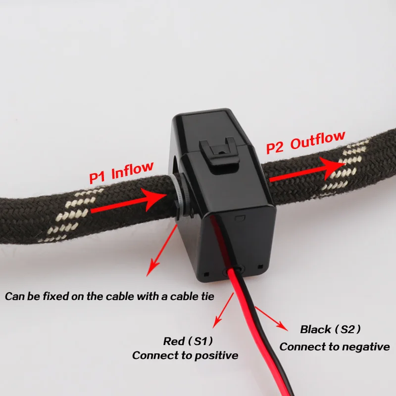 Split Core Current Transformer 5A 0.5 Class OPCT24AL-100/5 150/5a 200/5 250/5 400A/5A AC CT Clamp On Current Sensor