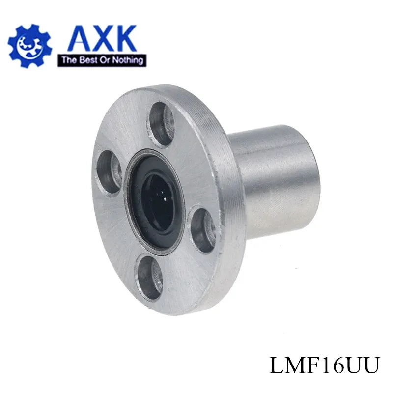 Free Shipping 10pcs/lot LMF16UU 16mm flange linear ball bearing for 16mm linear shaft CNC