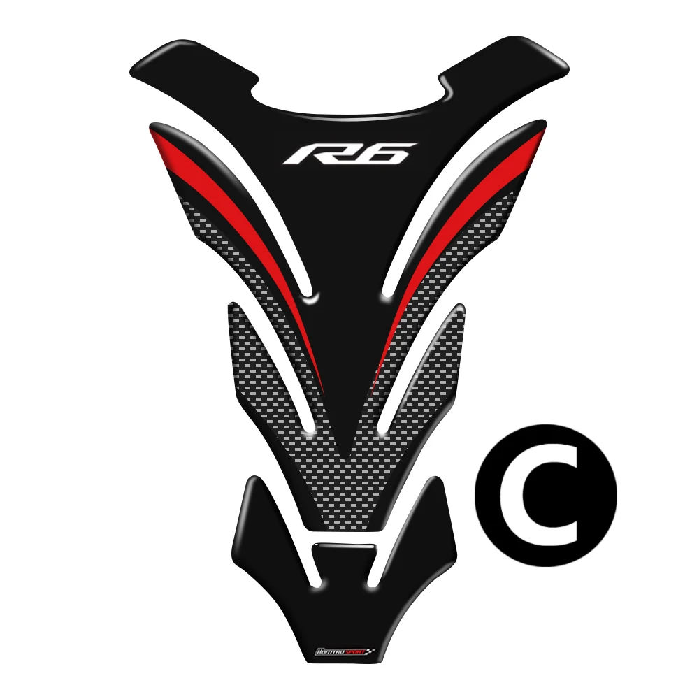 Motorcycle Tank Pad Protector Decal Stickers Case for Yamaha R6 YZF-R6 R6S Tank orders Fuel tank sticker Non-slip stickers