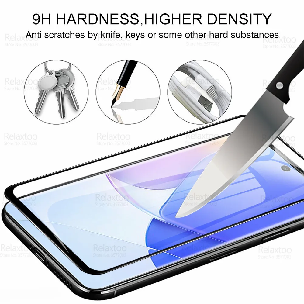 Camera Protective Glass For Huawei Nova 9 Tempered Glass Huawey Hauwei Nova9 9D Curved Screen Protector Armor Safety Phone Film