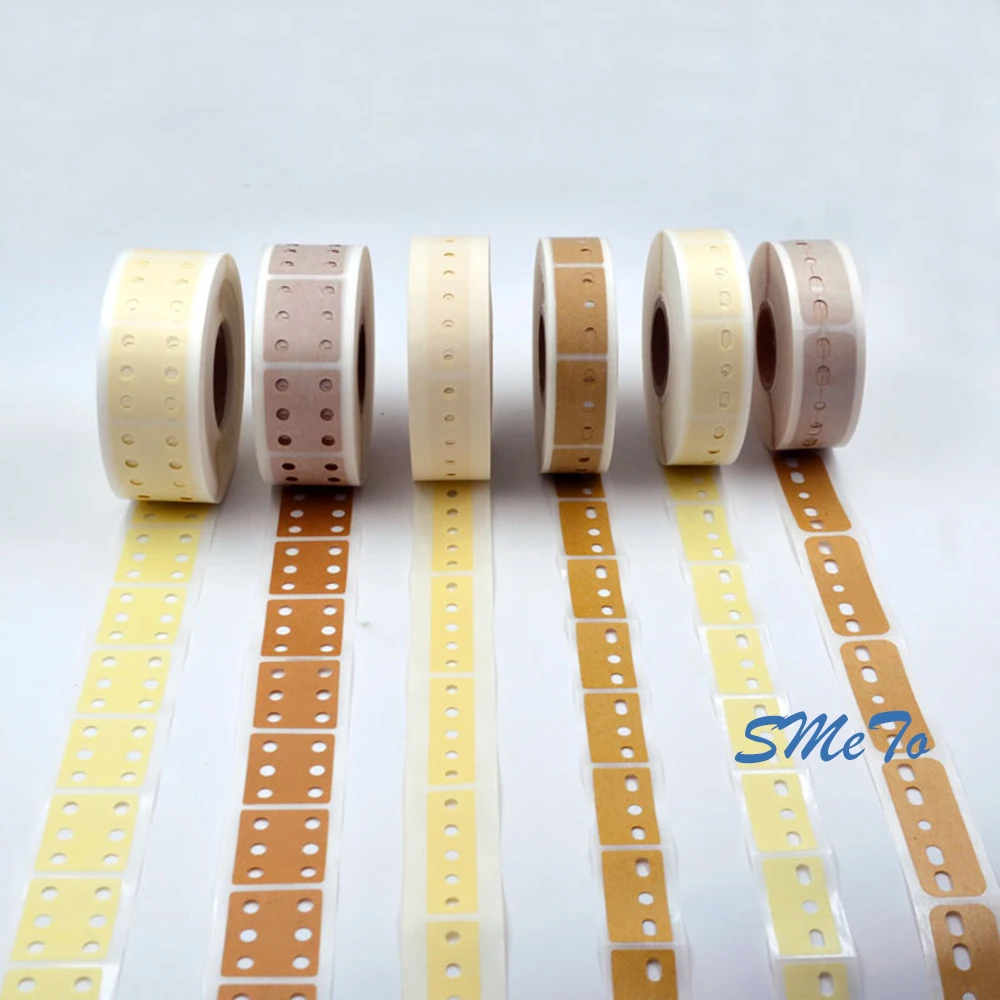 AI SMT Tape Three Holes Masking Paper Splice Tape Five Or Six Holes Kraft Masking Paper 500Pcs /1000Pcs Splice AI Joint Tape