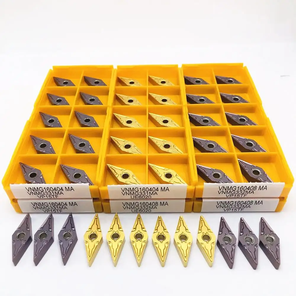 VNMG160408 VNMG160404 UE6020 VP15TF US735 External turning tool carbide insert CNC machine tool metal turning tool VNMG insert