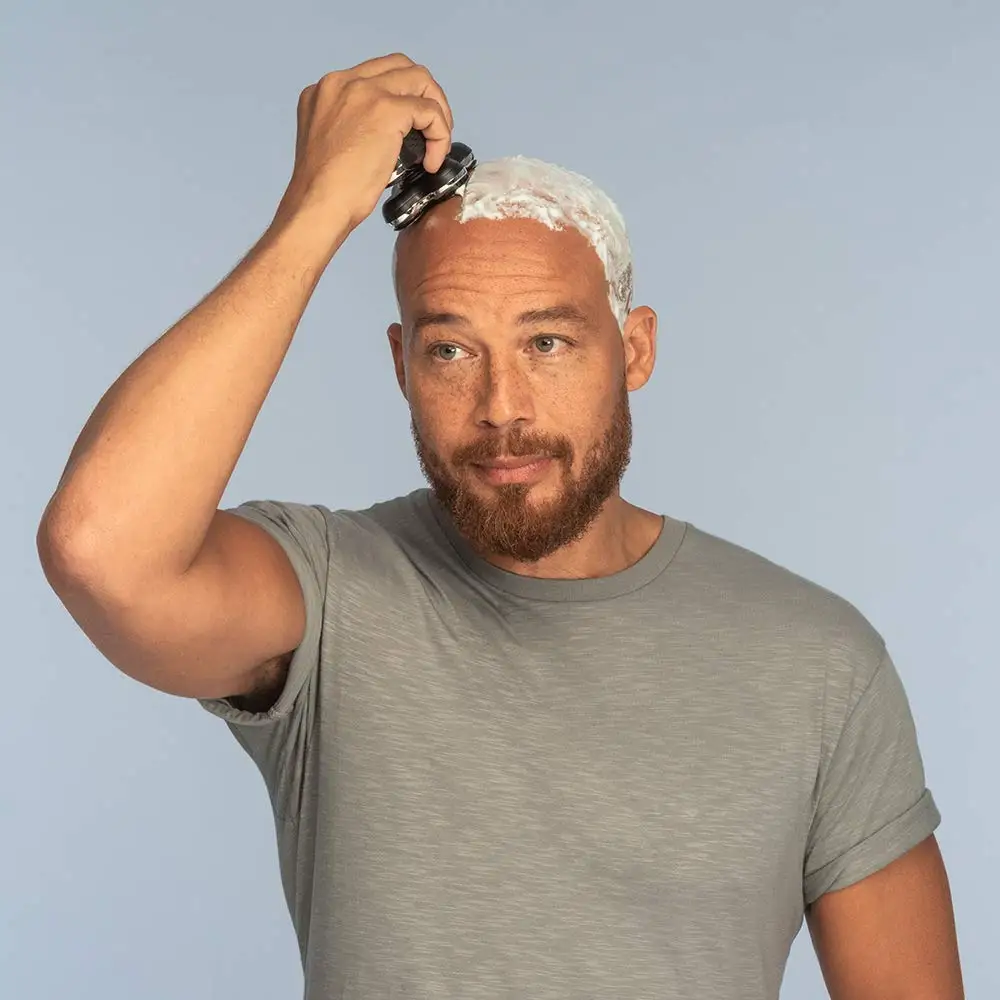 ماكينة حلاقة كهربائية احترافية للرجال، ماكينة حلاقة كهربائية برأس جاف رطب، ماكينة حلاقة أصلع قابلة لإعادة الشحن، مجموعة أدوات العناية الشخصية