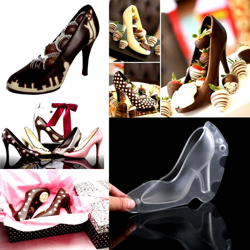 Stereo High Heel Chocolate Mold Baking DIY Candy Jelly Fondant Cake Decorating Tools