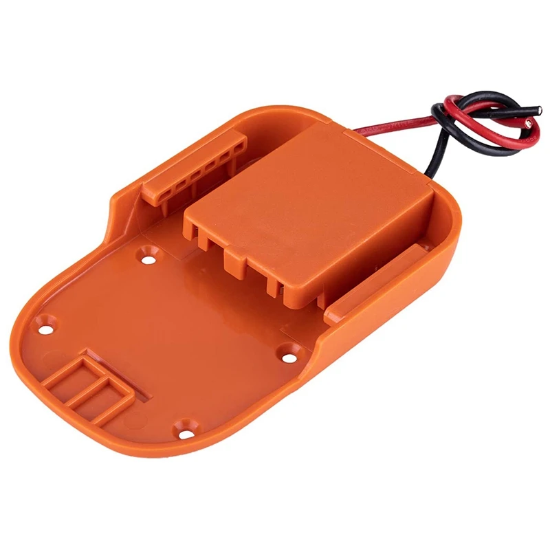 Adaptador de corriente para ruedas, conector de alimentación rígido de robótica para calibres de 12 de 18V batería de litio, para Ridgid AEG