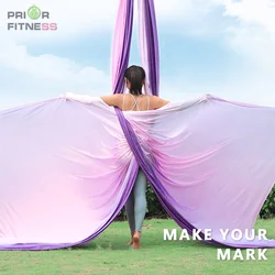 14 yards 12.8 meters aerial silk fabric 2022 medium stretch gradient colors yoga cloth acrobatic performance sling