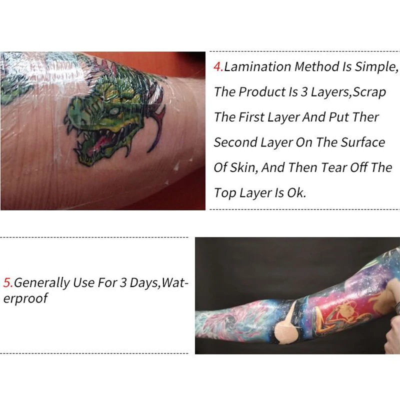 10M Schutz Atmungs Tattoo Film Nach Pflege tattoo verband Lösung Für film tattoos schutzhülle Tattoo Supplies Zubehör