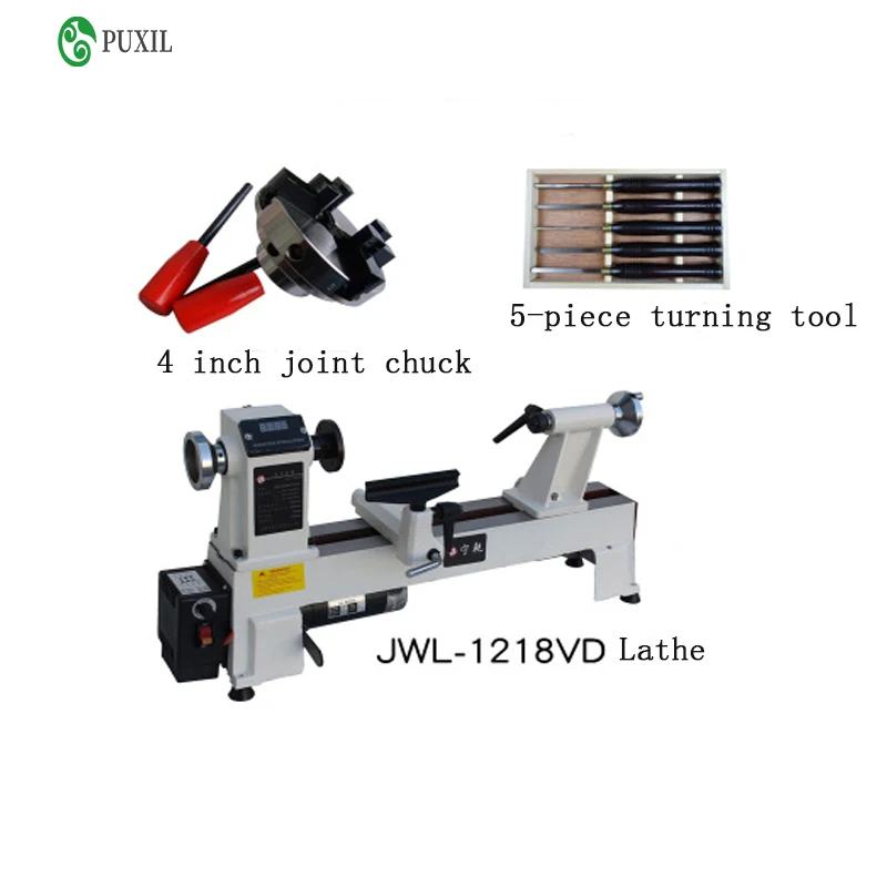 

High Quality Wood bead processing equipment small rotary grinding lathe variable speed chuck Mini wood lathe