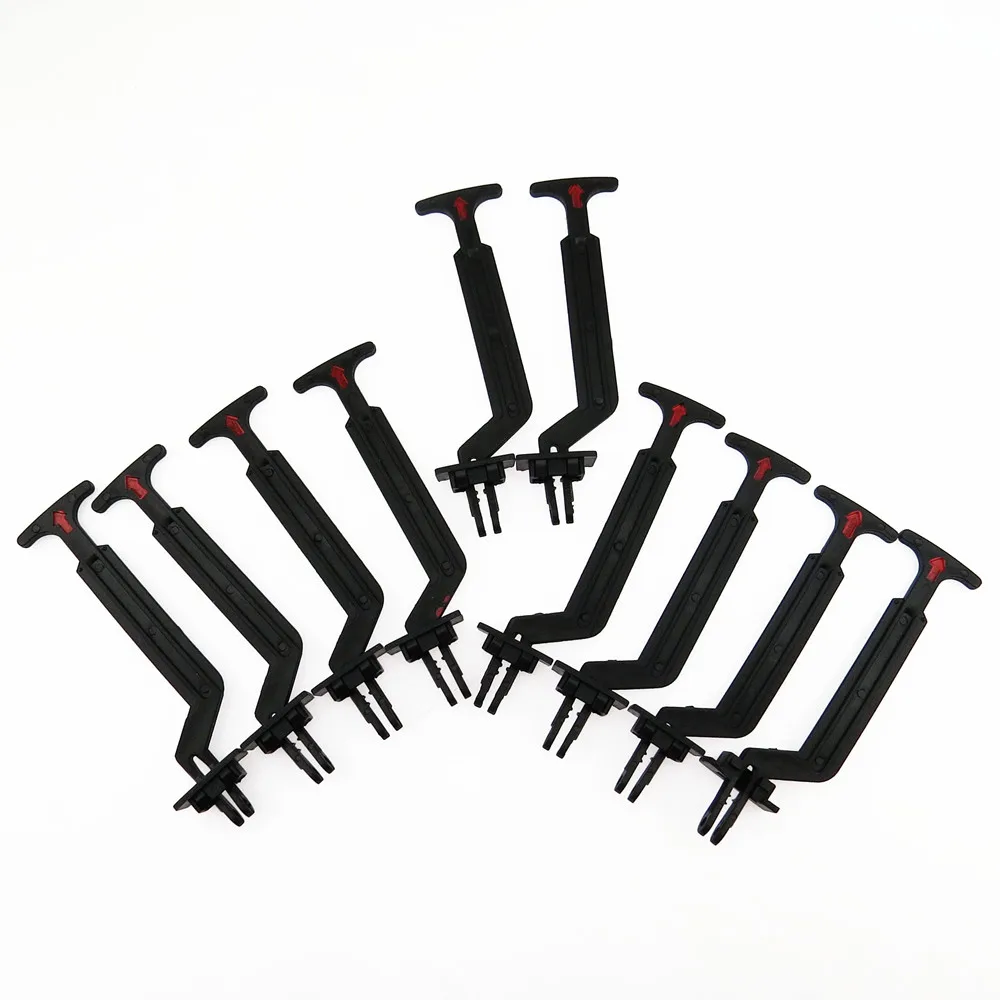 

SCJYRXS 10 Pcs Engine Front Bonnet Lock Latch Release Handle Levers 3B0623593C 3B0 623 593C 3B0 623 593 C For VW Passat B5 B5.5