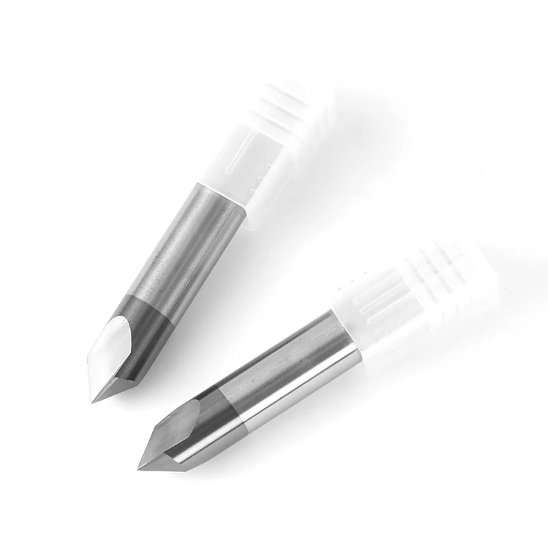 Augestrools fresa per smussatura in metallo duro CNC rivestita a 3 scanalature fresa per sbavatura incisione intaglio Router Bit Tools 60 90 120R