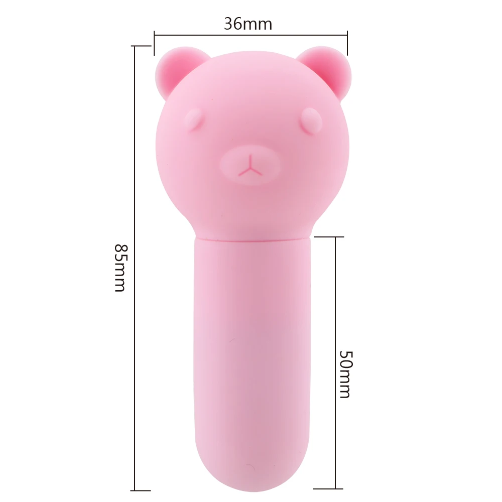 85mm Sexy Bear Vibrators For Women Nipple Clitoral Stimulator Vaginal Anal Plug Dildos Female Masturbator Sex Toy Erotic Product