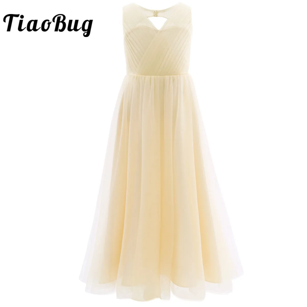 Little Bridesmaid Dresses Girls Princess Dress Children's Pageant Evening Gown Wedding Party Dresses First Communion Dress