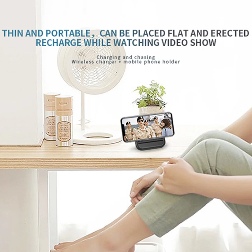 Wireless 10 W Charger Wireless Adapter Bracket Charged Horizontally and Vertically Mini Safe Wireless Accessories