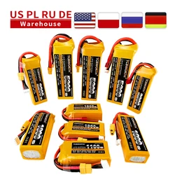 New Lipo Battery 3S 6S 11.1v 22.2v 1500mAh 2200mAh 3000mAh 3500mAh 4200mAh 5200mAh 6000mAh Battery XT60-T Deans Plug Car