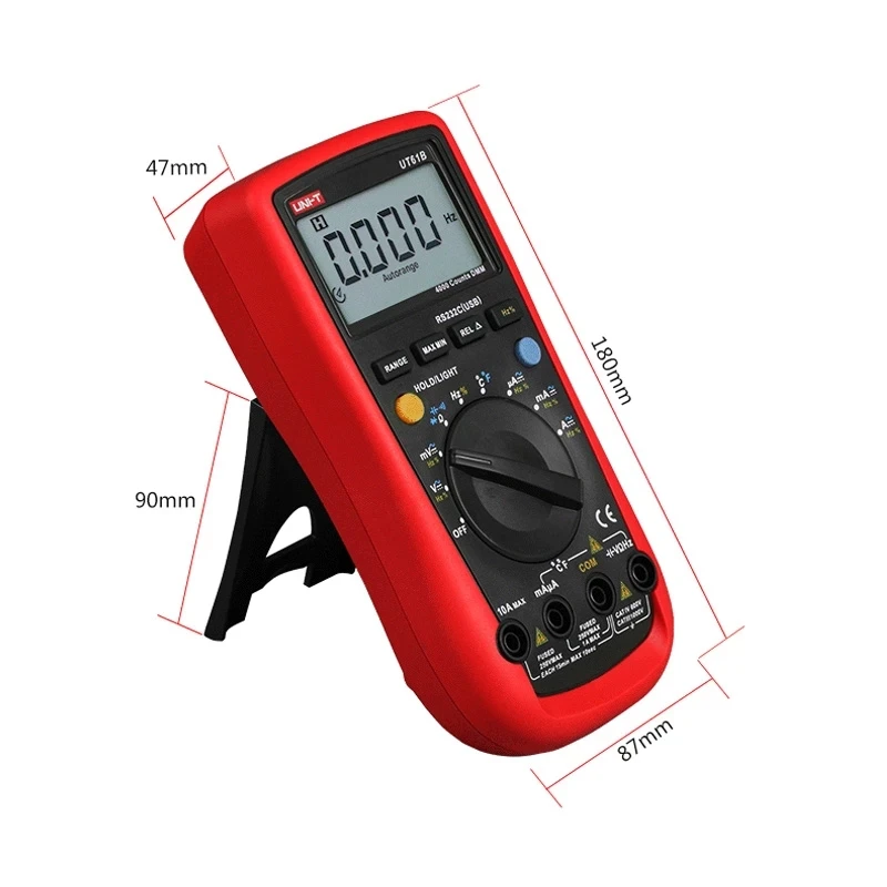 UNI-T UT61E Digitale Multimeter True Rms Auto Range UT61A/B/C/D Ac Dc Meter Data Hold multimetre + Usb Spanning En Stroom Monitor