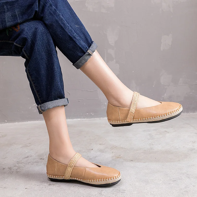 Cotton And Linen Round Toe Soft Sole Women's Shoes