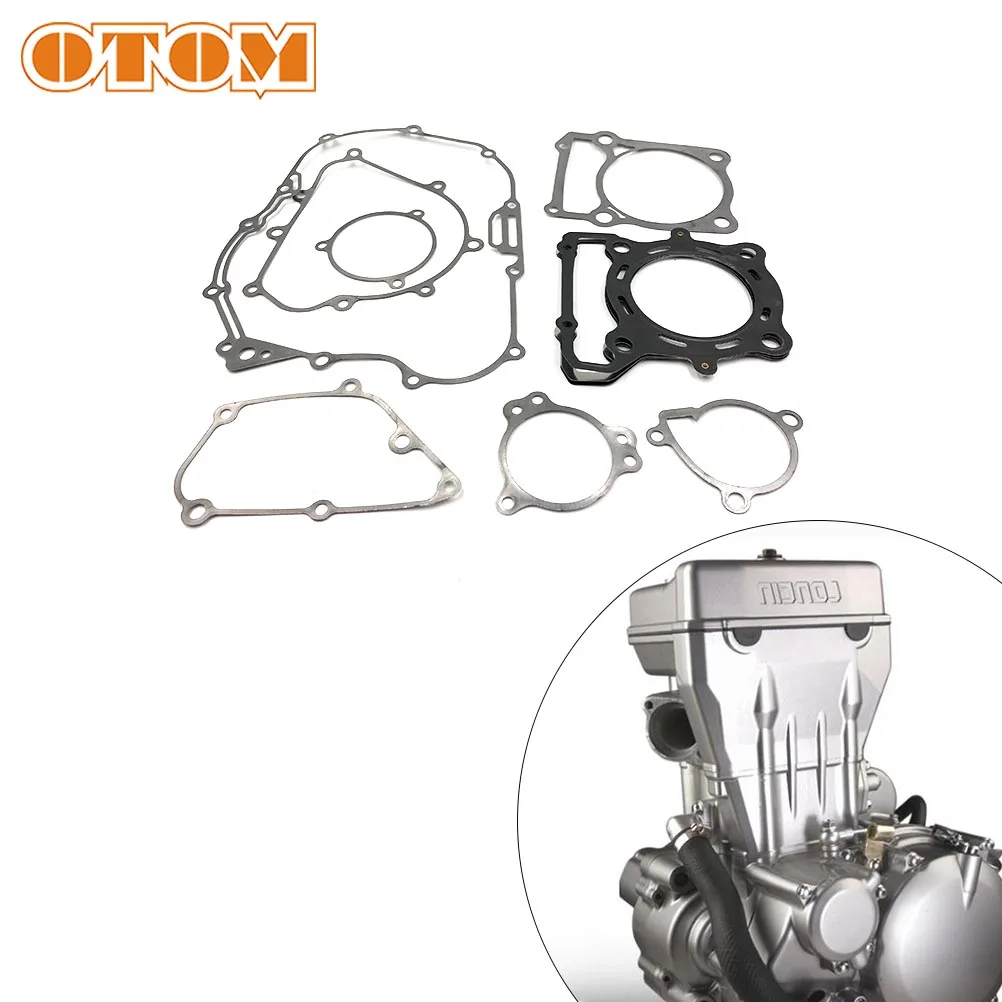 

OTOM Complete Engine Rebuild Gaskets Seal O-ring Kit For LONCIN YF300 LX300 Retro 300AC VOGE300R Motorcycle Full Machine Pad