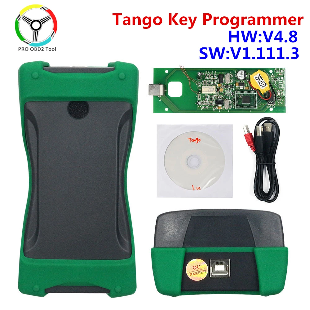 New Tango Key Programmer Foropel ForFiat Fortoyota Auto Transponder Chip Programmer Software V1.111.3 Car Tango Programmer Tango