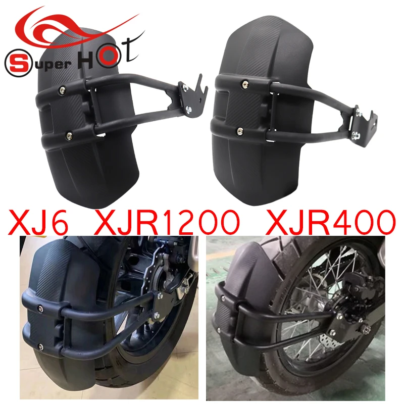 For Yamaha XJR400 XJ6 Motorcycle Accessories Rear Fender Mudguard Mudflap Guard Cover
