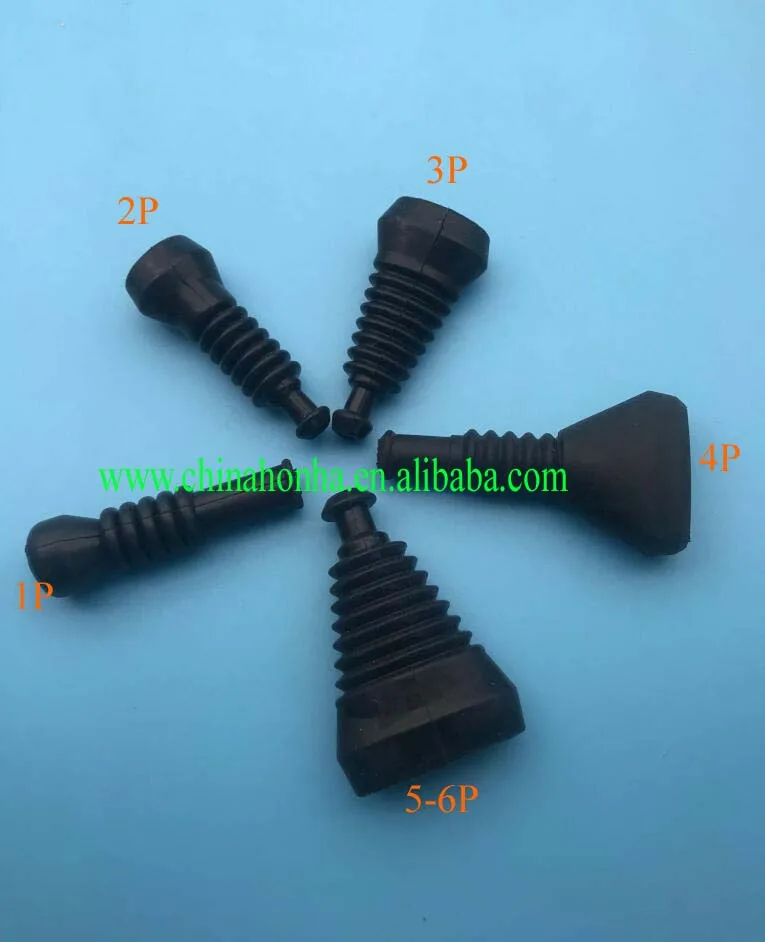 100pcs/lot 1 2 3 4 5 6 Way/Pin Superseal forAMP/Tyco Rubber Waterproof Boots/Sleeve Connectors