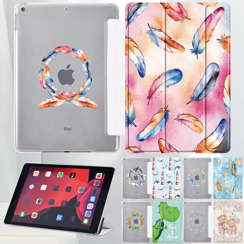 

Чехол для планшета Apple IPad 2021 9th/10,2 8th 7th/ 5/6th/Air 1 2 3 4/Mini 4 5, чехол-подставка из искусственной кожи для Pro 11/Air 4 10,9