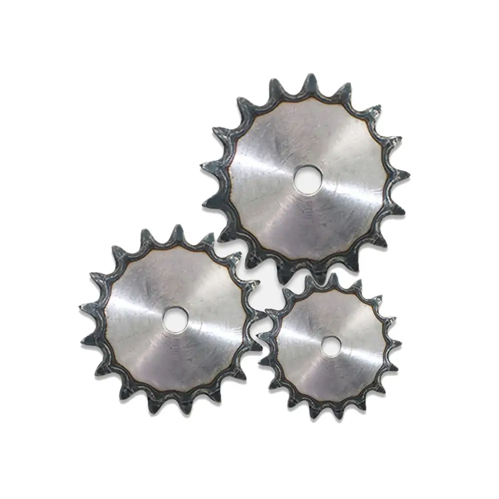 

1Pcs A3 Steel 08B Chain Drive Flat Sprocket Roller Chain Gear 41-45 Tooth Pitch 12.7mm Industrial Sprocket Wheel