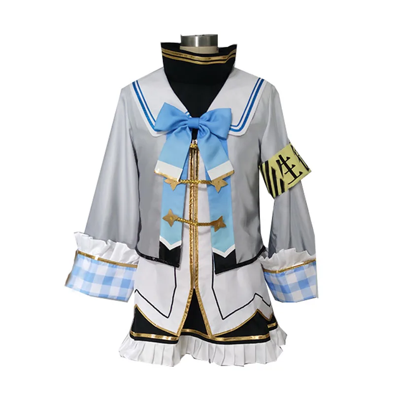 

Anime! VTuber Amane Kanata Lovely Uniform Cosplay Costume Halloween Carnival Party Suit Dailydress For Women