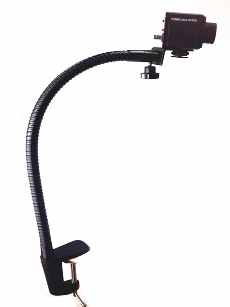 Industrial Camera Monitor Holder with Flex Arm Mount Webcam Bracket Industrial Camera Accessory Gooseneck Mount Stand Desk Mount