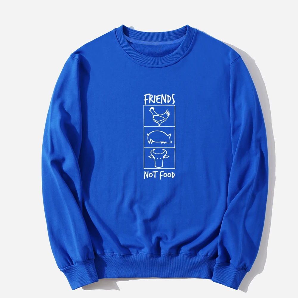 Funny Friends Not Food hoodies for women fall coat winter casual pullovers hipster Vegan Vegetarian shirt drop shipping