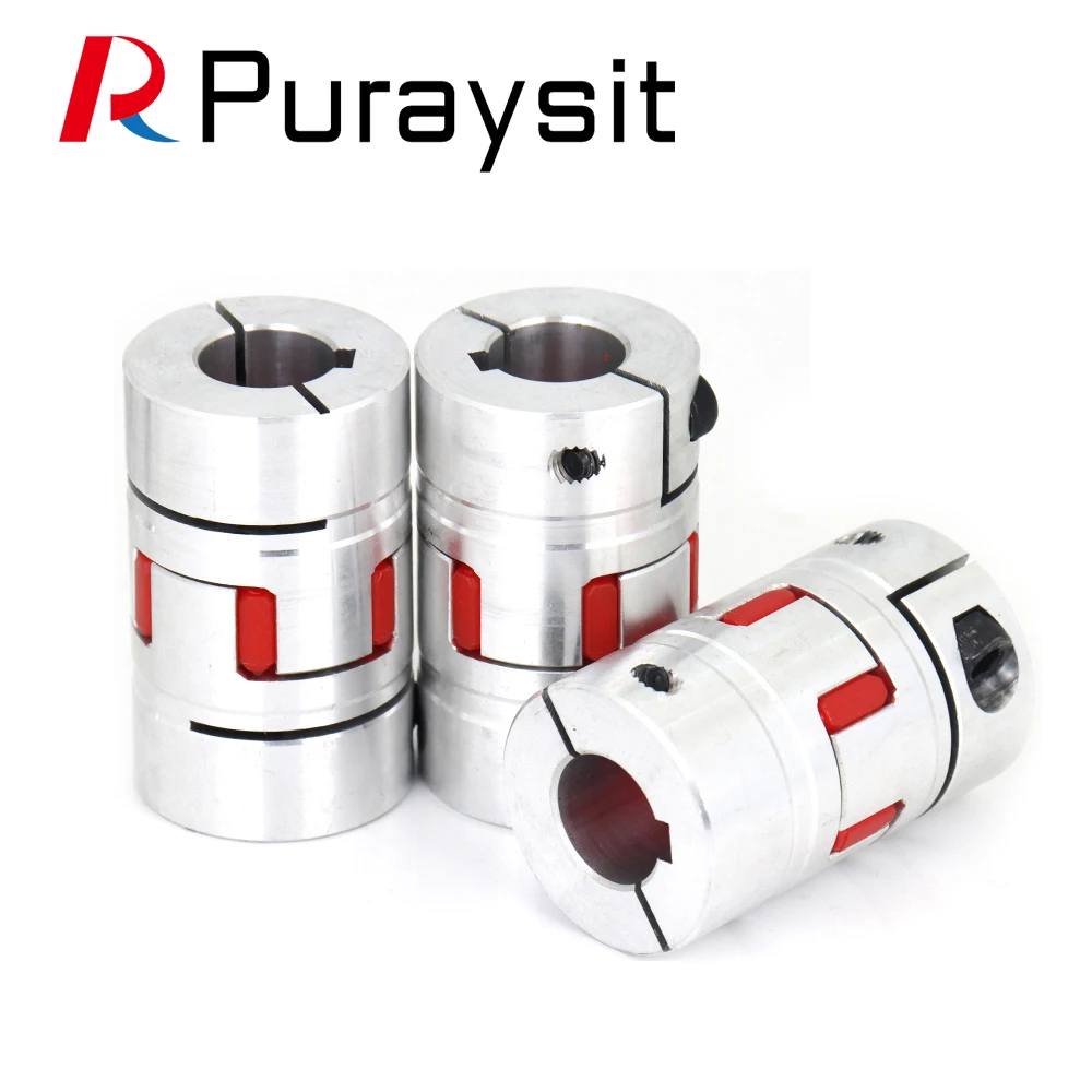 

Эластичная муфта Puraysit D40L66 из алюминиевого сплава для серводвигателей с высоким крутящим моментом, шарико-винтовых пар и станков с ЧПУ, 8/10/12/14/19 мм