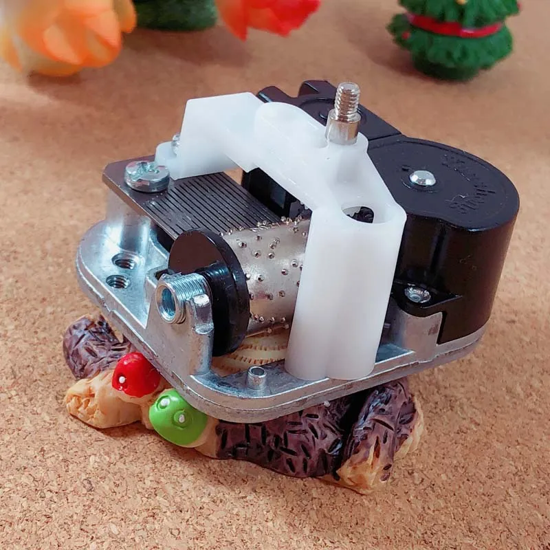 DIY Music Box Mechanism with Rotating Shaft, M3 Left Thread, Christmas Gifts, Unusual