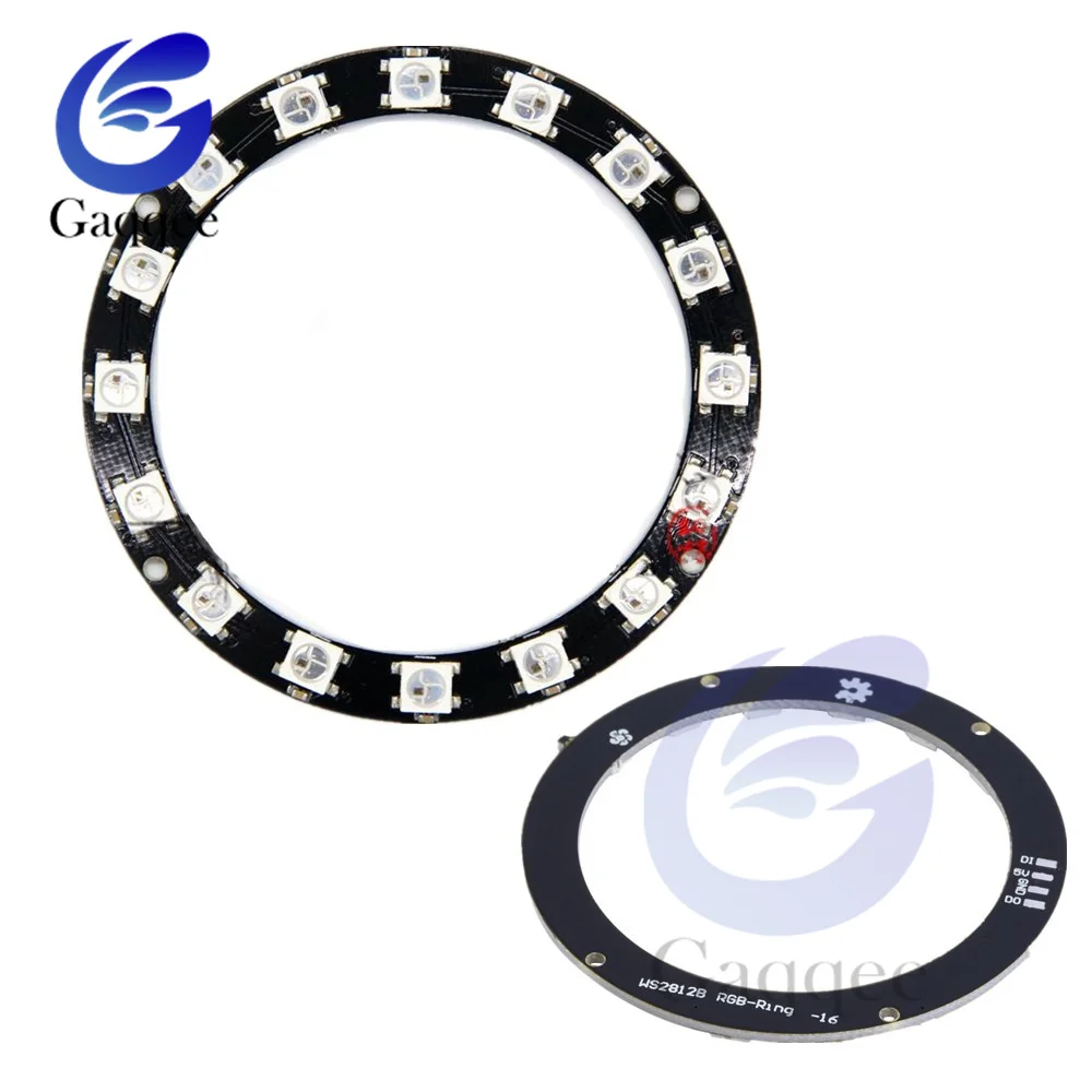 Verschillende Diameters 50Mm 60Mm 65Mm Ronde Kleine Lok Volledige Kleur Rgb Module 24 Bit 16Bit 12Bit Rgb ring Led Module Schoolbord